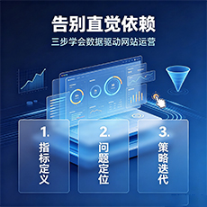 克拉玛依市建站-告别直觉依赖：三步学会数据驱动网站运营
