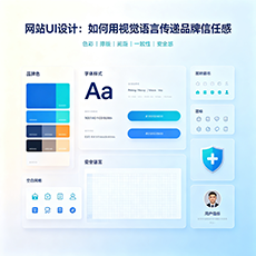 克拉玛依市建站-网站UI设计：如何用视觉语言传递品牌信任感