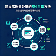 克拉玛依市建站-建立高质量外链的5种白帽方法